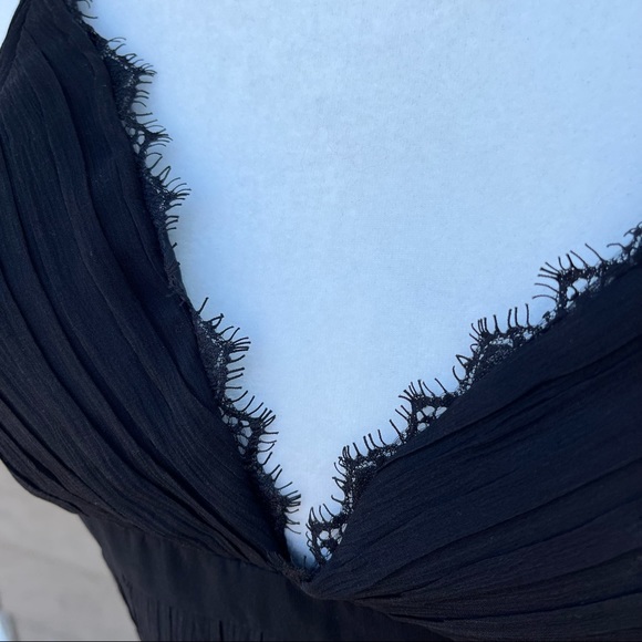 WHBM silk halter dress with lace detailing! - Picture 7 of 7